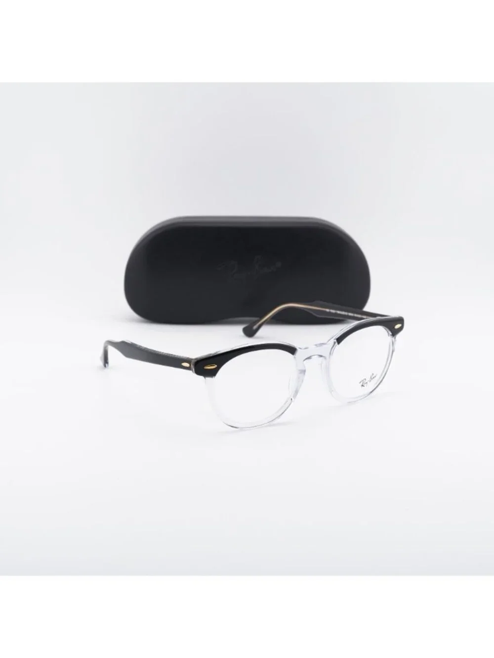 Ray Ban RX5598 2034 Square Eyeglasses 51mm – Black on Transparent